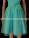 Tulle A-line Sweetheart Knee-length Ruffles Bridesmaid Dresses #PDS02017854