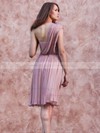 Chiffon A-line One Shoulder Short/Mini Ruffles Bridesmaid Dresses #PDS02017657