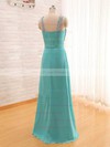 Chiffon A-line Square Neckline Floor-length Beading Bridesmaid Dresses #PDS02017565