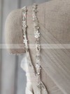 Sweetheart Ivory Chiffon Tulle and Beading Straps Coolest Wedding Dress #PDS00021415