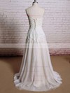 Boutique Ball Gown Flower(s) Sweetheart Ivory Lace Chiffon Wedding Dresses #PDS00021354