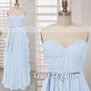 Boutique Sweetheart Gray Chiffon with Sashes/Ribbons Bridesmaid Dresses #PDS01012414