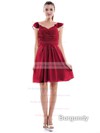 Fashion Sweetheart Watermelon Ruffles Chiffon Short/Mini Bridesmaid Dress #PDS01012426