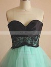 Lace Tulle Elastic Woven Satin A-line Sweetheart Short/Mini Sashes / Ribbons Bridesmaid Dresses #PDS01012444