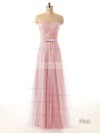 Designer Tulle Lace with Sashes/Ribbons Sweetheart Lilac Bridesmaid Dresses #PDS01012449