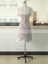 Famous Sheath/Column Short Sleeve Multi Colours Lace Short/Mini Mother of the Bride Dress #PDS01021584