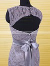 Classy Knee-length Sheath/Column Sashes / Ribbons Lace Mother of the Bride Dresses #PDS01021606