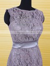 Classy Knee-length Sheath/Column Sashes / Ribbons Lace Mother of the Bride Dresses #PDS01021606