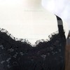 Square Neckline Sheath/Column Black Lace Knee-length Straps Mother of the Bride Dresses #PDS01021614