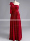 Sweetheart Empire Floor-length Gray Chiffon Ruffles Bridesmaid Dresses #PDS01012491