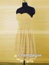 Amazing Sweetheart Grape Chiffon with Ruffles A-line Bridesmaid Dresses #PDS01012500
