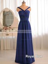 Wholesale A-line Criss Cross V-neck Grape Chiffon Bridesmaid Dress #PDS01012503