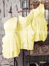Famous One Shoulder Chiffon Ruffles Sheath/Column Watermelon Bridesmaid Dresses #PDS01012540