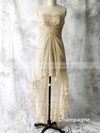 Elegant Lace Chiffon Sweetheart Sheath/Column Lavender Bridesmaid Dresses #PDS01012552