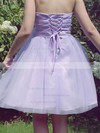 Best Ball Gown Sashes/Ribbons Strapless Lace-up Lilac Tulle Bridesmaid Dresses #PDS01012185