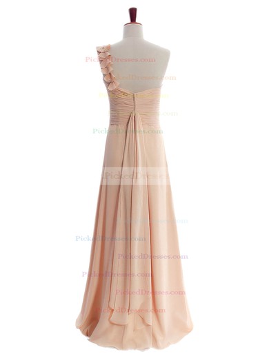 Cheap Chiffon Sashes/Ribbons One Shoulder A-line Bridesmaid Dresses #PDS01012597