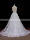 Sweep Train Ivory Tulle Beading Sweetheart Beautiful Wedding Dresses #PDS00021641