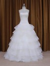Floor-length Wholesale Tulle Appliques Lace Sweetheart White Wedding Dress #PDS00021980
