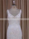 Trumpet/Mermaid Appliques Lace Ivory Tulle V-neck New Arrival Wedding Dress #PDS00022030