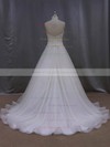 Tulle with Beading Court Train Ivory Sweetheart Beautiful Wedding Dresses #PDS00022064