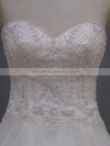 Tulle with Beading Court Train Ivory Sweetheart Beautiful Wedding Dresses #PDS00022064