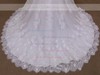 White Tulle Trumpet/Mermaid with Appliques Lace Long Sleeve Wedding Dresses #PDS00022071