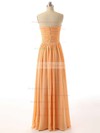 Floor-length Sweetheart Ruched Chiffon Elegant Bridesmaid Dresses #PDS01012736