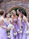 Tulle Sweetheart Floor-length with Ruffles Designer Bridesmaid Dresses #PDS01012749
