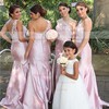 2016 Taffeta with Lace Trumpet/Mermaid One Shoulder Bridesmaid Dresses #PDS01012750