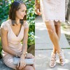 Elegant Lace Sashes / Ribbons Short/Mini Sheath/Column V-neck Bridesmaid Dresses #PDS01012752
