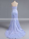 Silk-like Satin Appliques Lace Sweetheart Fashion Sheath/Column Bridesmaid Dress #PDS01012786