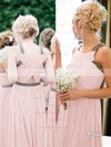 Floor-length Chiffon A-line with Beading Popular Bridesmaid Dresses #PDS01012814