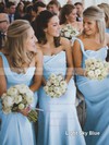 Amazing Ruffles Chiffon One Shoulder Sheath/Column Bridesmaid Dress #PDS01012828