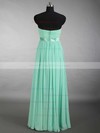 New Sweetheart Chiffon Sashes / Ribbons Floor-length Sage Bridesmaid Dress #PDS01012879