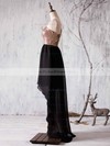 Asymmetrical A-line Chiffon Sequined Ruffles Latest One Shoulder Bridesmaid Dress #PDS01012936