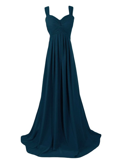 Sweetheart Sweep Train Chiffon with Criss Cross Empire Wholesale Bridesmaid Dresses #PDS01012945