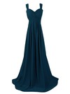 Sweetheart Sweep Train Chiffon with Criss Cross Empire Wholesale Bridesmaid Dresses #PDS01012945