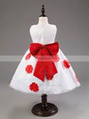 Ball Gown Scoop Neck Organza Sashes / Ribbons Promotion Ankle-length Flower Girl Dresses #PDS01031924
