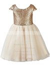 A-line Scoop Neck Tulle Sequined Sashes / Ribbons Online Ankle-length Flower Girl Dresses #PDS01031933