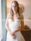 Beautiful A-line Sweetheart Chiffon with Ruffles Sweep Train Wedding Dresses #PDS00022752