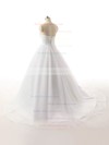 Ball Gown Sweetheart Tulle with Ruffles Sweep Train Wholesale Wedding Dresses #PDS00022816