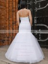 Trumpet/Mermaid Sweetheart Tulle Appliques Lace Floor-length Elegant Wedding Dresses #PDS00022831