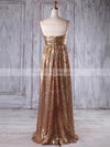 Empire Sweetheart Floor-length Sequined with Ruffles Bridesmaid Dresses #PDS01013218