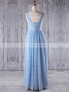 A-line One Shoulder Floor-length Chiffon with Ruffles Bridesmaid Dresses #PDS01013266