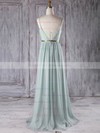 A-line V-neck Floor-length Chiffon with Sashes / Ribbons Bridesmaid Dresses #PDS01013281