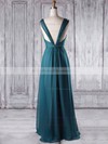 A-line V-neck Floor-length Chiffon with Sashes / Ribbons Bridesmaid Dresses #PDS01013338