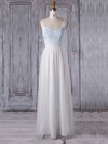 A-line Sweetheart Floor-length Tulle with Appliques Lace Bridesmaid Dresses #PDS01013352