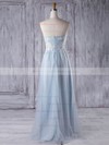 Empire Sweetheart Floor-length Tulle with Appliques Lace Bridesmaid Dresses #PDS01013358