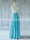 A-line One Shoulder Floor-length Chiffon with Ruffles Bridesmaid Dresses #PDS01013359