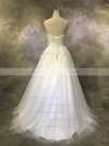 Ball Gown Sweetheart Floor-length Tulle with Sashes / Ribbons Wedding Dresses #PDS00022928